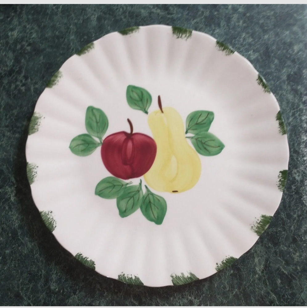 Vintage Blue Ridge Southern Potteries 10.25" Dinner Plate "ORCHARD GLORY"